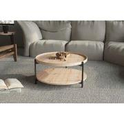 Salontafel 'Dalina' 80 cm Decor Oude eik - 80 x  x 80.00 - MDF