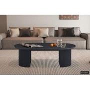 Salontafel 'Lagos' 120 cm Ovaal Decor Donkerbruin - 70 x  x 120 - MDFM...