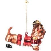 Xmas Hanger - Tackle - Glass - 10x4x8cm