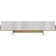 TV-meubel met 3 afneembare deuren gestreept L185 cm - HELYO