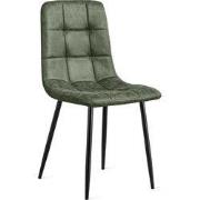 Eetkamerstoel Yerevan - Microleder Groen