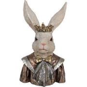 Clayre & Eef Beeld Konijn 40 cm Beige Polyresin