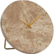 Light & Living - Klok MORENO - 20x17x18cm - Bruin