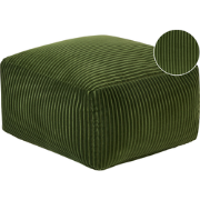 MUKKI - Poef - Donkergroen - Corduroy
