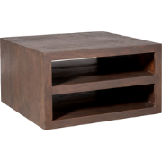 Starfurn - Salontafel Brussel - Bruin - 80x80x40 cm