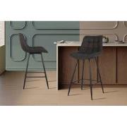 Counterstoel 'Ariba' Stof Ote Montego 460 Donkergrijs - 55 x  x 47