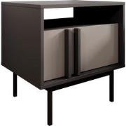 Meubella - Antigo - Nachtkastje - Beige/Antraciet