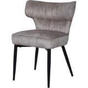 PTMD - Eetkamerstoel Zinno - Beige - 59x58x80cm