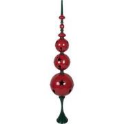 Clayre & Eef Kerstdecoratie Beeld Ø 31x179 cm Rood Groen Metaal