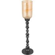 PTMD - Windlicht Tracy - Zwart - 22x22x98cm