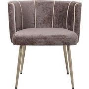 PTMD - Eetkamerstoel Nell - Bruin - 66x59x75cm