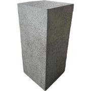 PTMD - Bloemenzuil Laina - Wit - 35x35x80cm