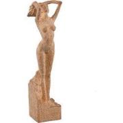 PTMD - Beeld Aleah - Grijs - 8x9x32cm