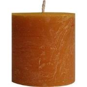 PTMD - Kaars Rustic Outdoor - Oranje - 15x15x16cm