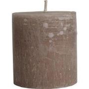 PTMD - Kaars Rustic Outdoor - Beige - 15x15x16cm