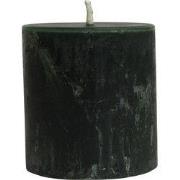 PTMD - Kaars Rustic Outdoor - Groen - 15x15x16cm