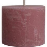 PTMD - Kaars Rustic Outdoor - Roze - 15x15x12cm