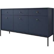 Meubella - Dressoir Moreno - Blauw - 154 cm