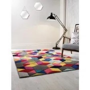 Kleurrijk vloerkleed - Dynamic Multi - 120 X 170 CM