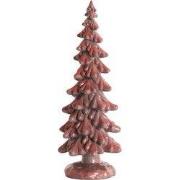 Light & Living - Ornament CHRISTMAS TREE - Ø13x35 cm - Rood