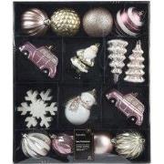 Mixbox kunststof L40b33h8 cm roze 25 st