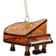 Piano glas L7,7b8h7,6 cm bruin