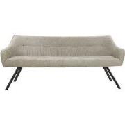 Eetkamerbank Bouclé Zand - 190x61x83cm - Japandi Stijl