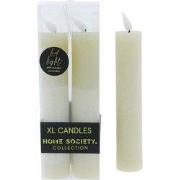 Leddinerkaars xl h20.5cm 2st grijs