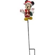 Garden Stake Christmas Mickey