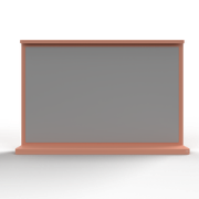 Spiegel Murano L beigerood