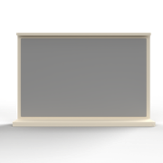 Spiegel Murano L parelwit