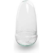 URBANJNGL - Terrarium fles 'Egg' - Tweedelige stolp - Bolglas - Geslot...