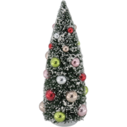 Christmas Tree - Plastic -Green/Multi-color -12,5x30cm