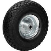 kruiwagenwiel massief rubber zwart 260 x 85 mm