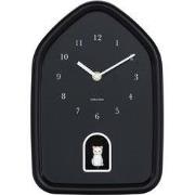 Karlsson - Wandklok Modern Kitty - Zwart- Ø29,1cm