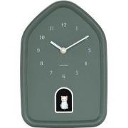 Karlsson - Wandklok Modern Kitty - Jungle groen- Ø29,1cm