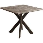 Meubella - Eetkamertafel Pacey - Betonlook - 90 cm