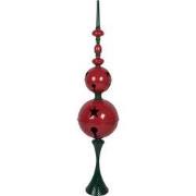 Clayre & Eef Kerstdecoratie Beeld Ø 31x142 cm Rood Groen Metaal