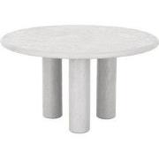 DTP Home Dining table Clio round 140 CHALK,76xØ140 cm, mortex