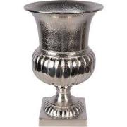 Clayre & Eef Vaas Ø 20x29 cm Zilverkleurig Aluminium