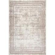 Paris Modern Taupe vloerkleed - Lijstmotief - 200 X 290 CM