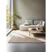 Jute Wol Katoen vloerkleed - Dhaka Naturel - 80 X 200 CM