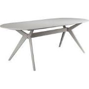 Housecraft Living Zeme Eetkamerstafel Ovaal 220x95 cm Hout Beige