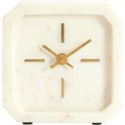 Light & Living - Klok PABLIA - 13x4x13 cm - Wit