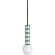 Leitmotiv - Hanglamp Rayado - Jungle green & grayed jade