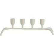 Kandelaar Calzada - Wit - 38x11,5x10cm