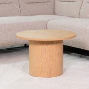 LABEL51 Salontafel Oliva - Naturel - Eiken - 60 cm - Rond