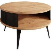 Meubella - Salontafel Roslyn - Eiken - 75 cm
