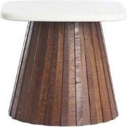 Bijzettafel Okato - Wit - 45x45x40cm