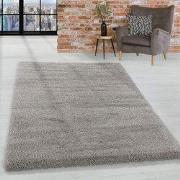 Luna Hoogpolig Beige vloerkleed - Geo - 200 X 290 CM